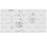 VAS1E25R/25R05LWR/PP/BS (88103351) Газовый клапан Kromschroder