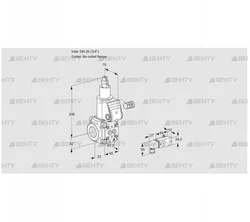 VAS120/-R/LW (88030780) Газовый клапан Kromschroder