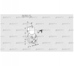 VAN240R/NKGL (88032089) Сбросной газовый клапан Kromschroder