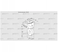 IBA65Z05/20-60W3TR10 (88302013) Дроссельная заслонка Kromschroder