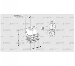 VCS1E20R/20R05FNNWL/ZSPP/MMPP (88106718) Сдвоенный газовый клапан Kromschroder