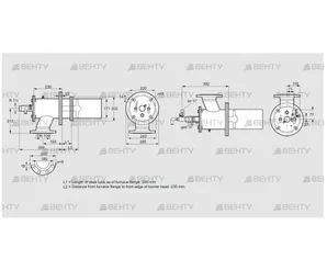 ZIC 165RBL-200/235-(20)D (84246537) Газовая горелка Kromschroder