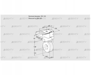 IBA125/100Z05/20-60W3E (88301528) Дроссельная заслонка Kromschroder