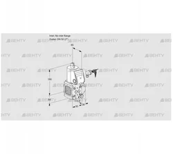 VAS3-/50R/NW (88011427) Газовый клапан Kromschroder