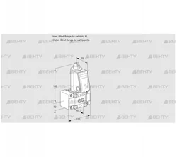 VAS1W0/NW (88028570) Газовый клапан Kromschroder