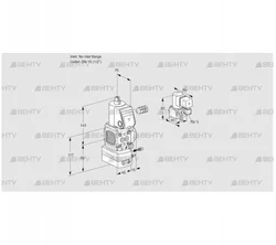 VAG1-/15R/NWBE (88027729) Газовый клапан с регулятором соотношения Kromschroder