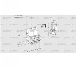 VCS1E15R/15R05NNWL/PPZS/PPPP (88100987) Сдвоенный газовый клапан Kromschroder