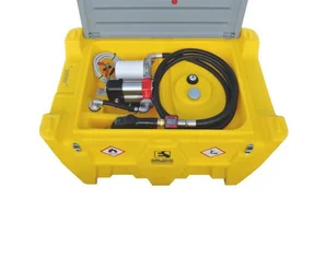 Мобильный топливный модуль Emiliana Serbatoi Carrytank 330 24V Bipump K24 diesel с водопоглощающим фильтром и счетчиком