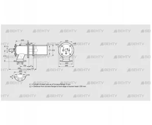 ZIC 165HM-0/235-(28)D (84246515) Газовая горелка Kromschroder