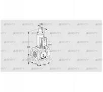 VAS6T65A05LQSRB/PP/PP (88204077) Газовый клапан Kromschroder