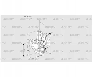 VAH350F/NWAE (88028707) Клапан с регулятором расхода Kromschroder