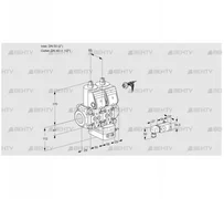 VCG2E50R/40R05NGKWR/PPPP/2-PP (88100733) Клапан с регулятором соотношения Kromschroder