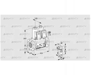 VCS9125F05NNAR3E/2-PP/3-PP (88206896) Сдвоенный газовый клапан Kromschroder