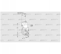 VAS350/-R/NPGL (88027878) Газовый клапан Kromschroder