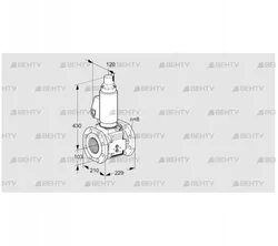 VAS8T100A05LQGLB/PP/MM (88205047) Газовый клапан Kromschroder