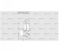 VAS1W0/W25R/NW (88011728) Газовый клапан Kromschroder