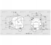 DL 50KG-3W (84444811) Датчик-реле давления воздуха Kromschroder