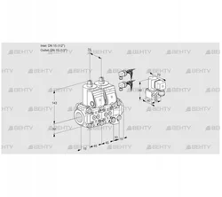 VCS1E15R/15R05NNVWR6/PPPP/PPBY (88103843) Сдвоенный газовый клапан Kromschroder