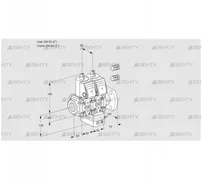 VCH3E50R/50F05NHEWR3/PPPP/PPPP (88101588) Клапан с регулятором расхода Kromschroder