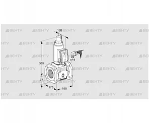 VAS665F05LQSRB/PP/PP (88206660) Газовый клапан Kromschroder