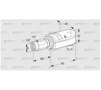 UVS 10L1G1 (84315203) УФ датчик пламени Kromschroder