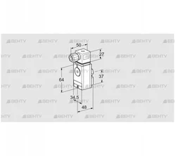 DG 17VC5-6WG (84448011) Датчик-реле давления газа Kromschroder