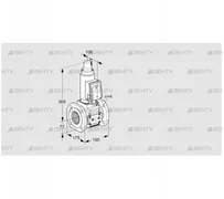 VAS6T65A05LQSRE/PP/PP (88205064) Газовый клапан Kromschroder