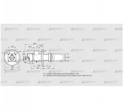 BIC 100HD-0/35-(115B)F (84199291) Газовая горелка Kromschroder