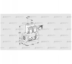 VCS665F05NNWRE/PPPP/PPEP (88204202) Сдвоенный газовый клапан Kromschroder