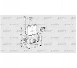 VCS665F05NNWLE/PPEP/PPPP (88207008) Сдвоенный газовый клапан Kromschroder