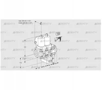 VCG2E40R/40R05NGEVWSL8/PPPP/PPPP (88104975) Клапан с регулятором соотношения Kromschroder