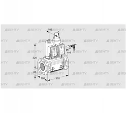 VCS780F05NLKGRB/PPPP/PPPP (88207588) Сдвоенный газовый клапан Kromschroder