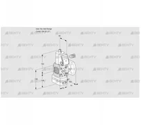 VAG3-/50F/NKAN (88021178) Газовый клапан с регулятором соотношения Kromschroder