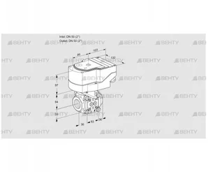 IFC3T50/50N05-32PPPP/20-60Q3E (88302577) Регулирующий клапан с сервоприводом Kromschroder