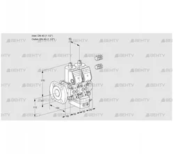 VCD2E40F/40R05ND-50WR3/PPPP/PPPP (88101601) Регулятор давления Kromschroder